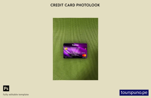 listo para imprimir plantilla frontal de aspecto fotográfico de mastercard de 89